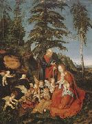 CRANACH, Lucas the Elder Rest on the Flight to Egypt (mk08) oil painting on canvas